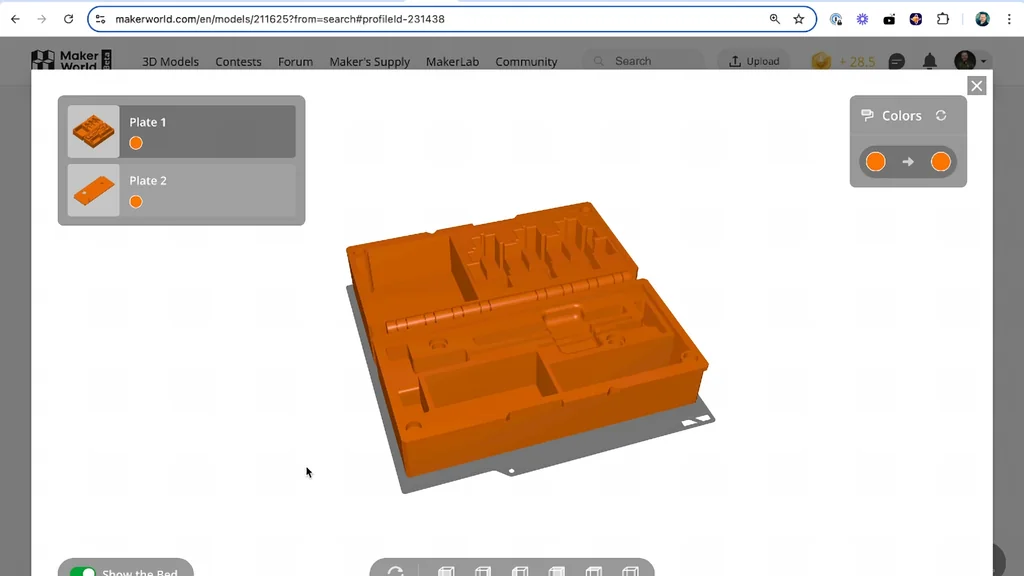 3D printed tool case
