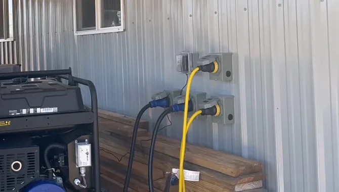 Inside the garage solar inverter setup