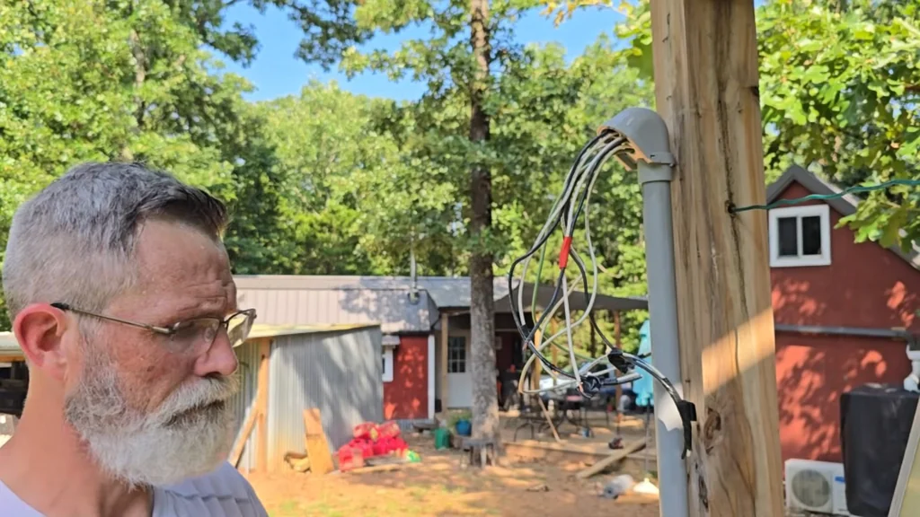 Observing electrical wiring