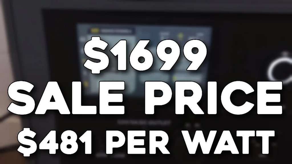 Comparison of price and performance metrics
