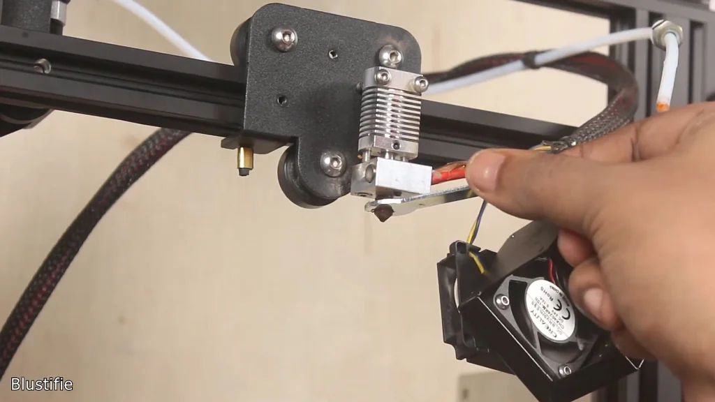 Testing the extruder drive gear and bearing