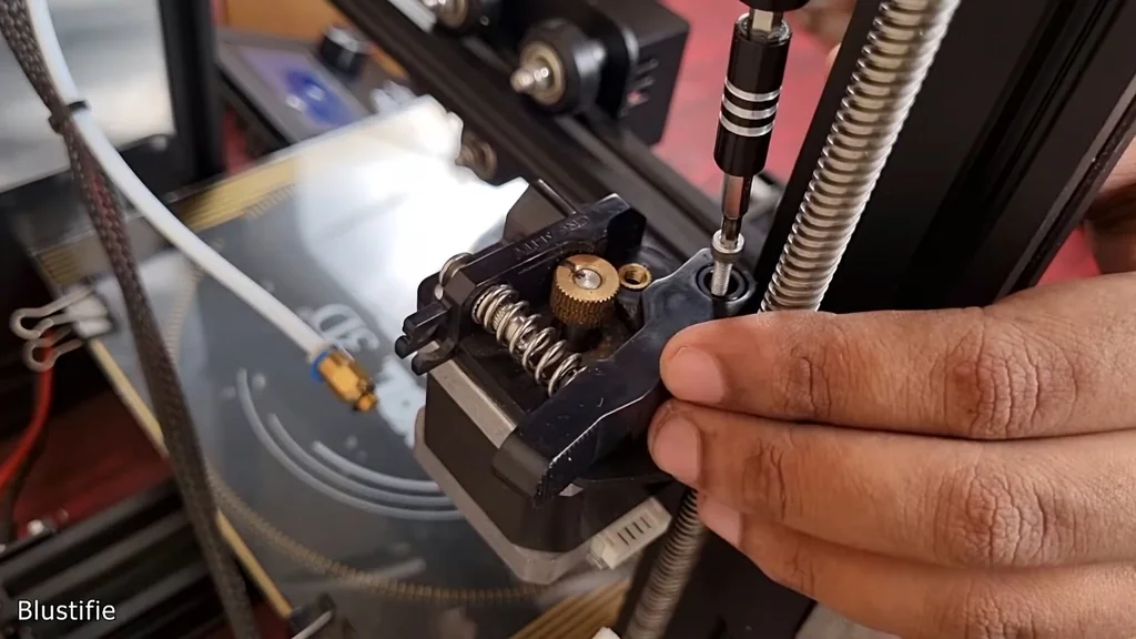 Attempting to remove the stubborn drive gear