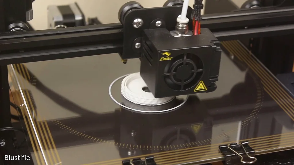 Final shot of the printer in action