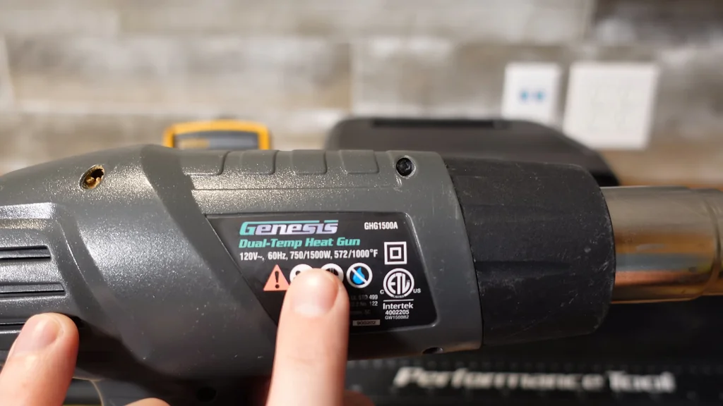 Genesis heat gun for X-Boost test