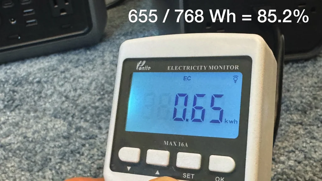 DABBSSON 600L unit at 100% charge