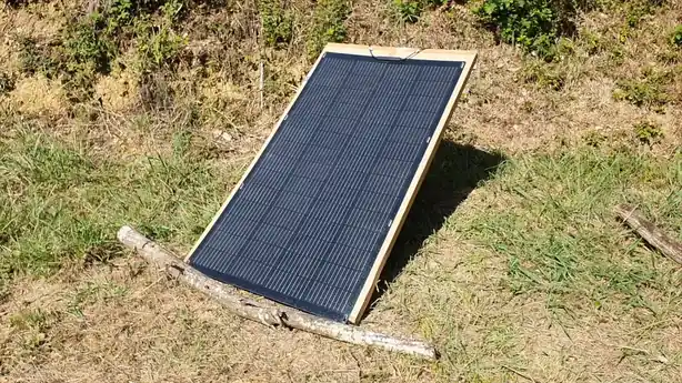 ALLPOWERS 200W flexible solar panel specs on display