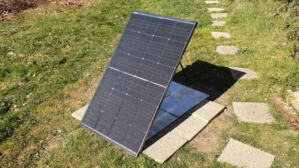 Power station display showing 167W input during reflection test
