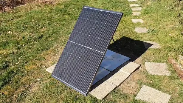 Side-by-side size comparison of different solar panels