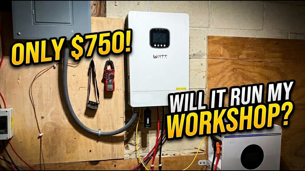 How to Set Up a 6.5kW Hybrid Solar Inverter for a DIY Workshop