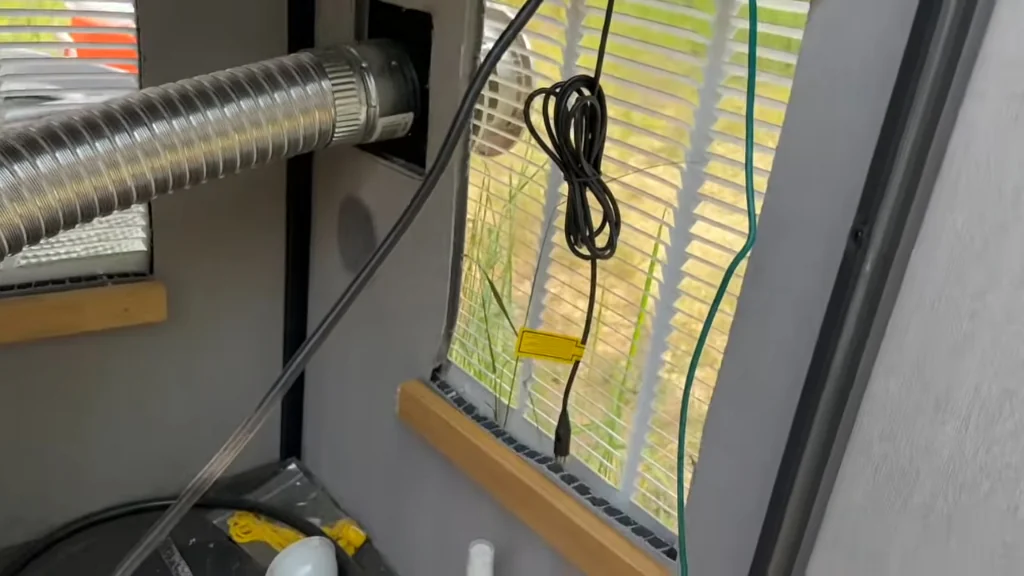 Generator enclosure interior with fan