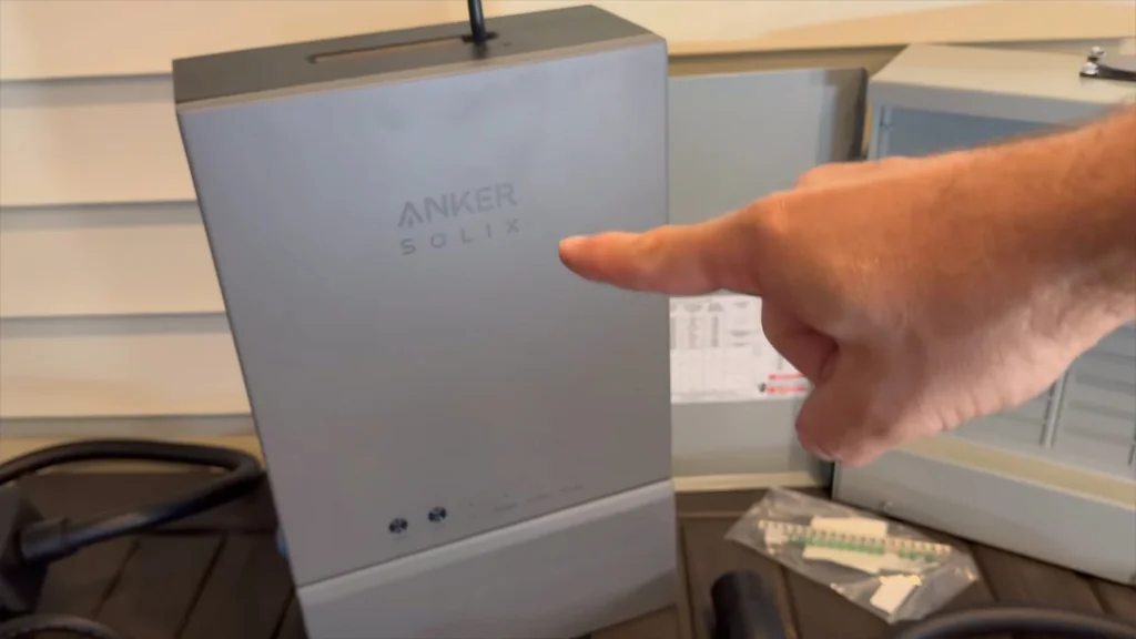 Interior view of the Anker Solix home power panel