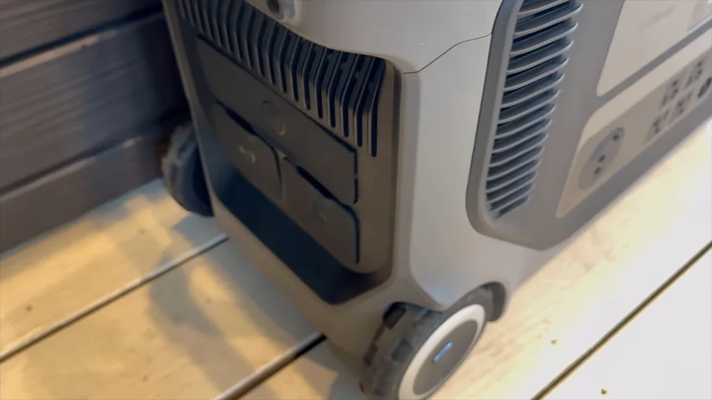 Close up of the Anker SOLIX C300 power stations