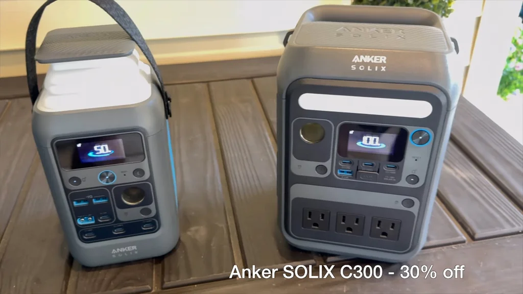 Overview of the completed Anker power station setup