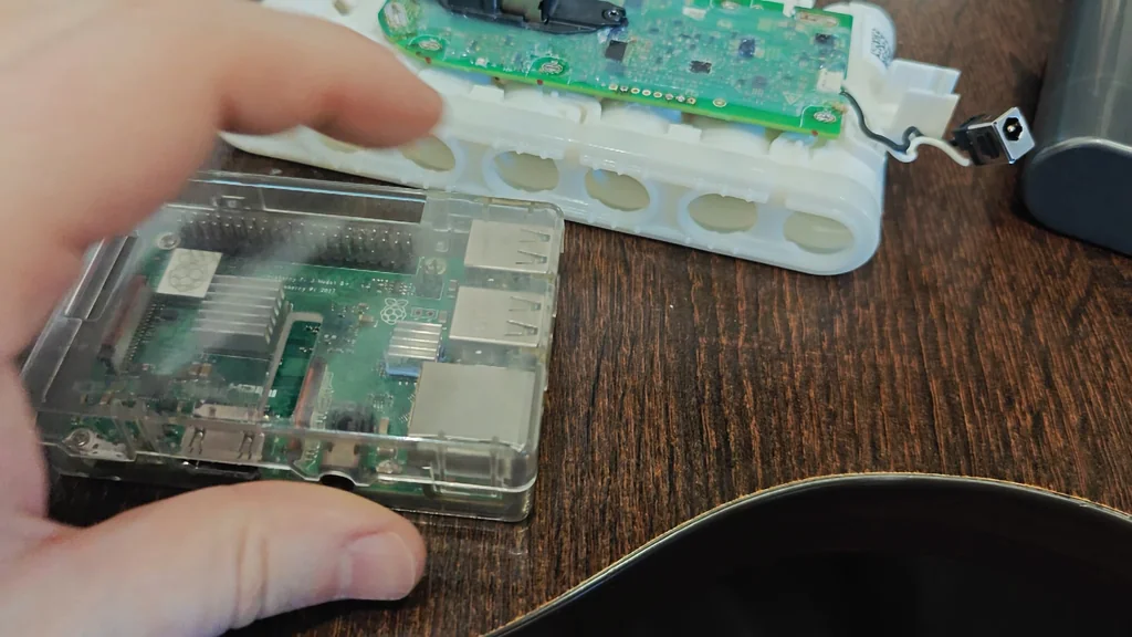 Raspberry Pi and Dyson battery PCB