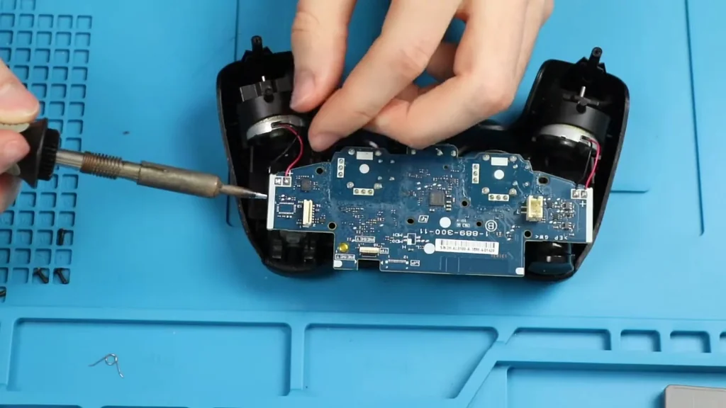 Desoldering PS4 controller PCB wires