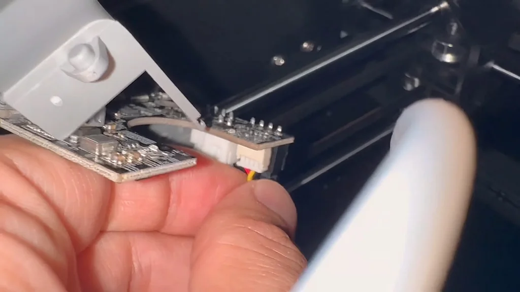 Securing the board with screws