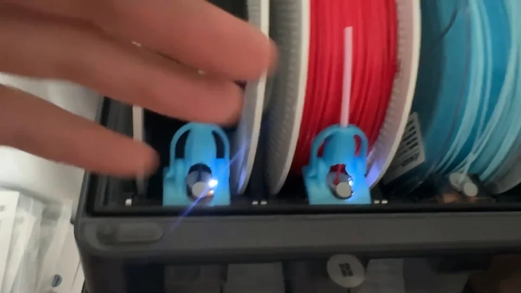 3D printer AMS filament slots