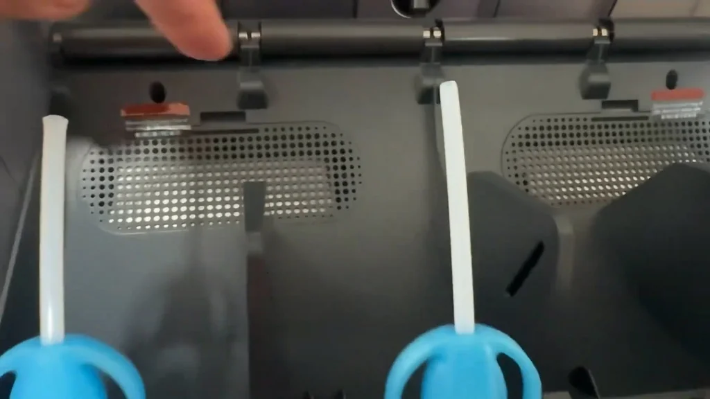 Top view of 3D printer AMS