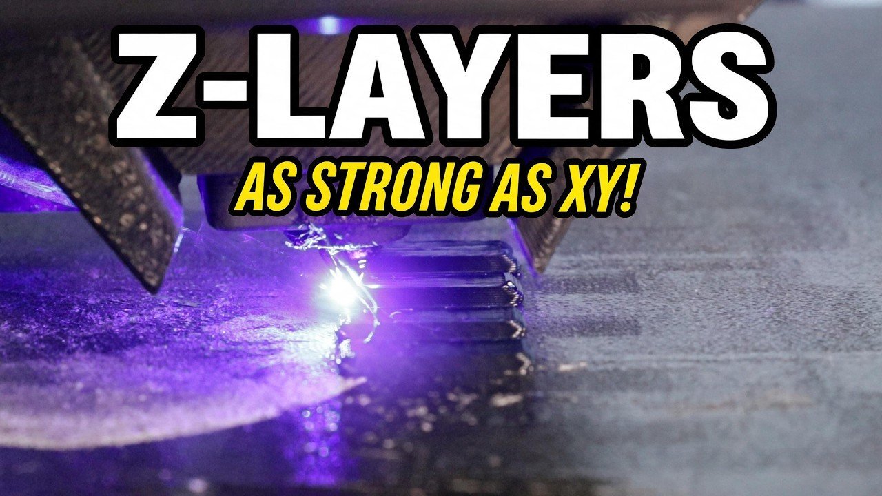 How to fix FDM 3D Print Z-Axis Weakness with Laser Assisted Fusion