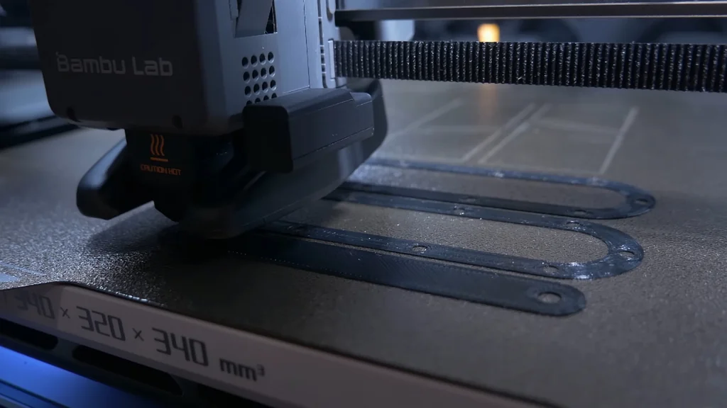 Bambu Lab X1C 3D printer printing