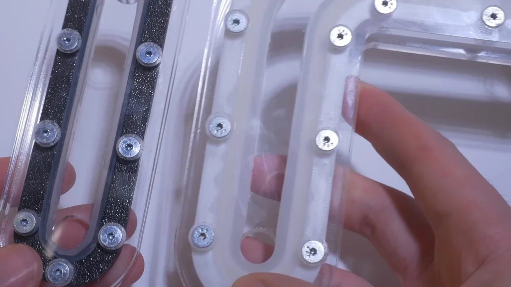Comparing black and clear manifold designs