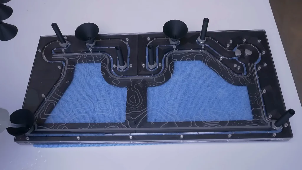 Large custom liquid cooling manifold