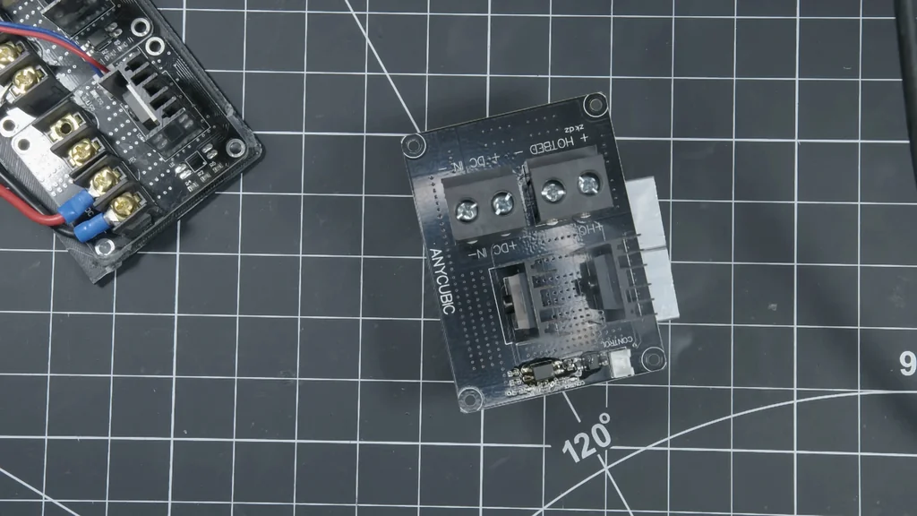 Installed MOSFET board