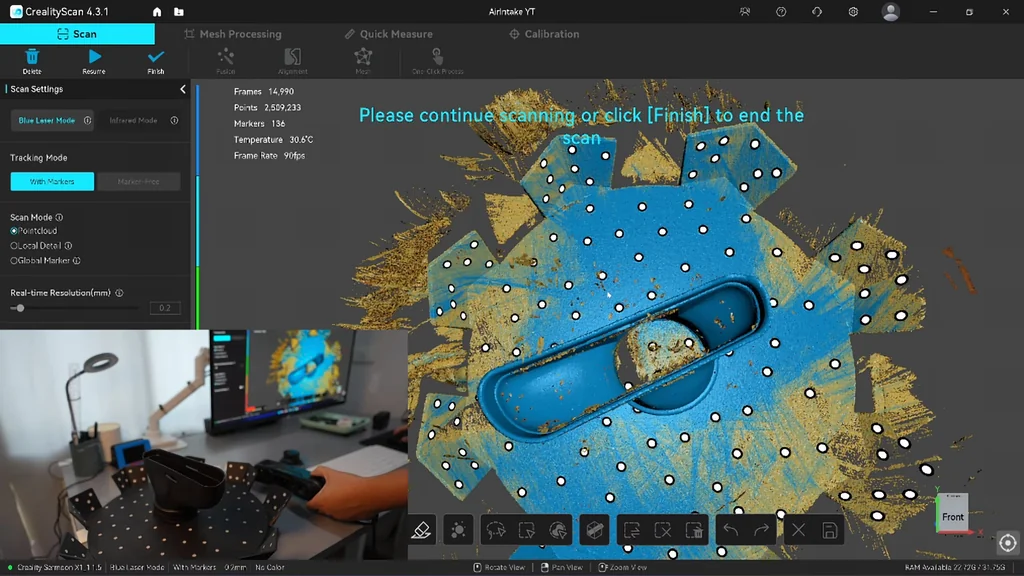 Pika scanner interface
