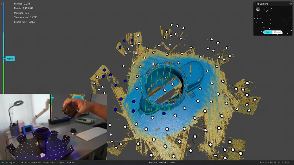 Post-processing scan data in software