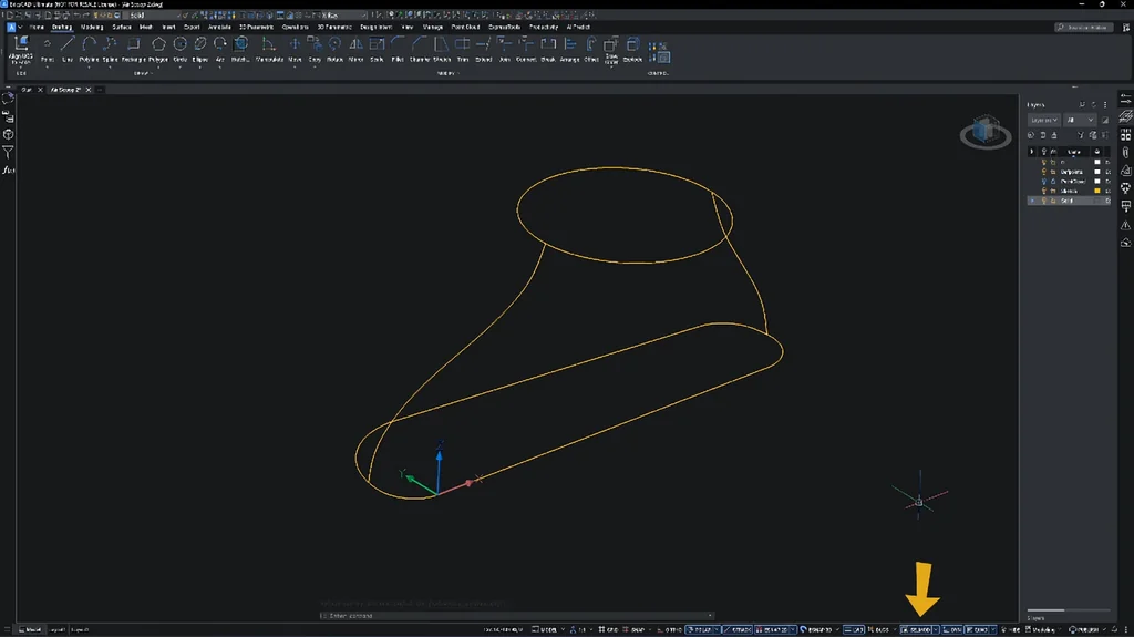 Loft command in BricsCAD