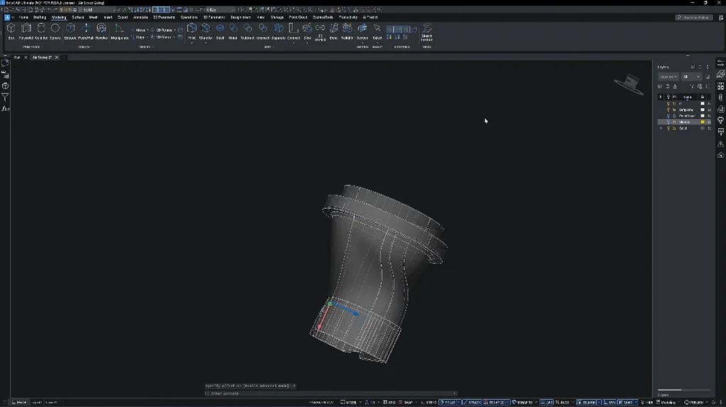 Exporting CAD file