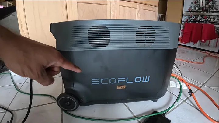 Side profile view of EcoFlow Pro portable power station