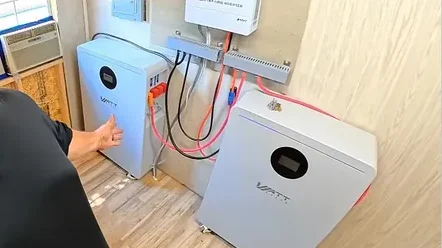 Power wall installation