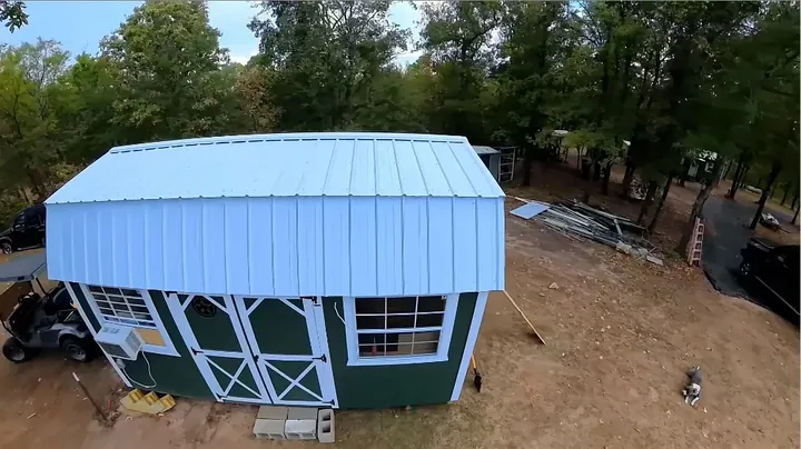 Exterior shed view