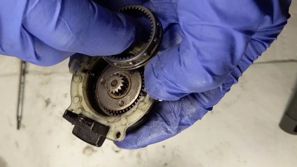 Testing the speed selector switch