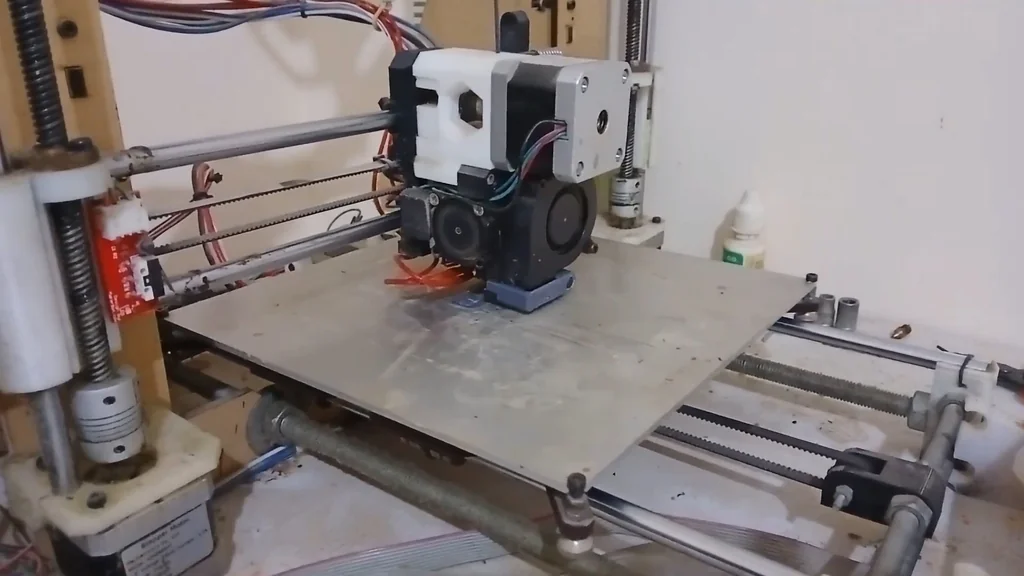 3D printer printing a small object