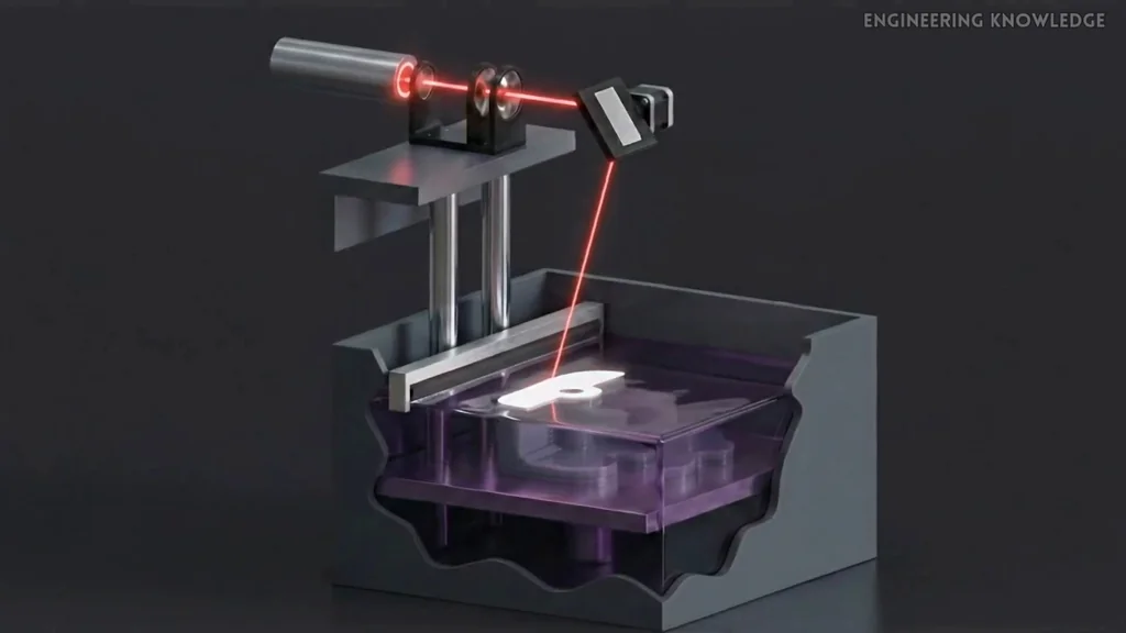 Laser solidifying resin layer