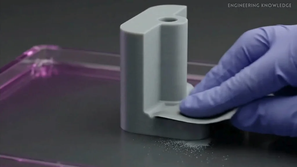Cleaning the base of a print
