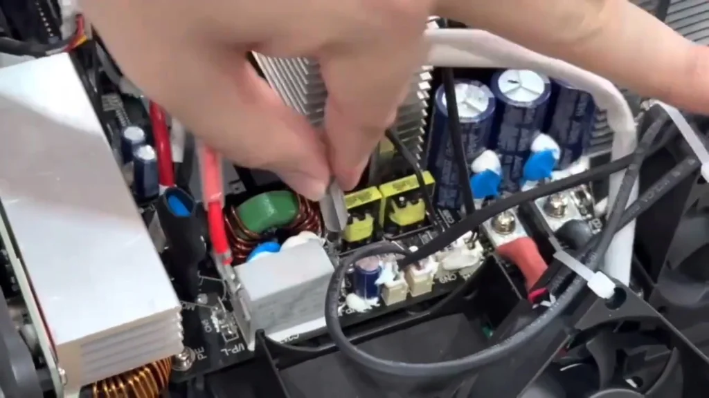 Disconnecting the connector from the circuit board