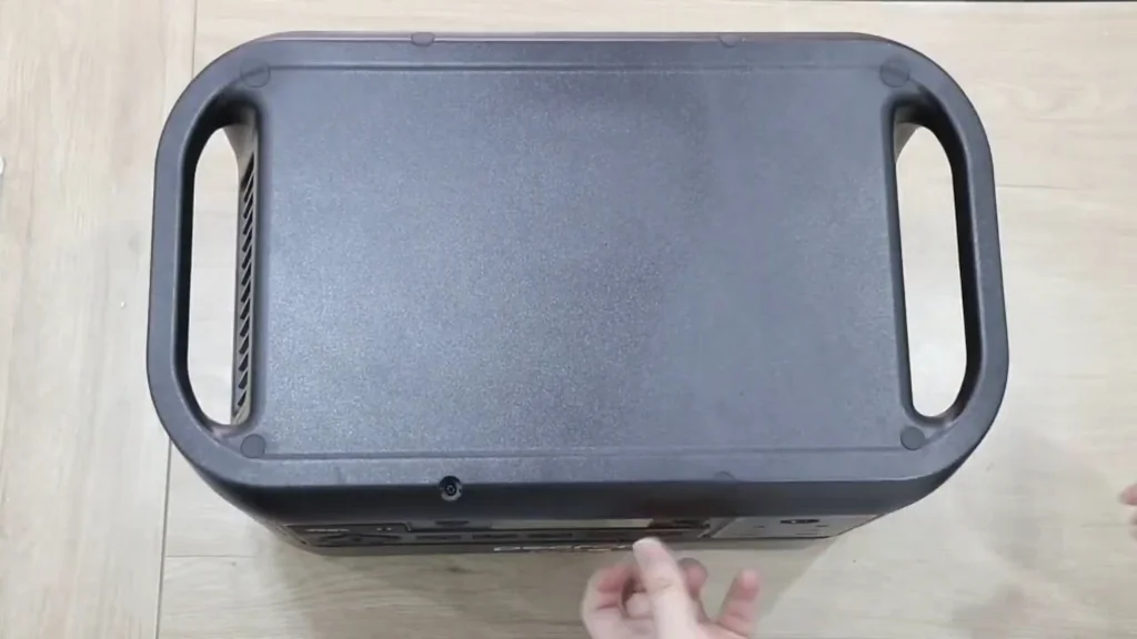 Reassembling the portable power station cover