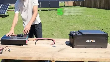 Fully assembled and wired off-grid budget solar system setup