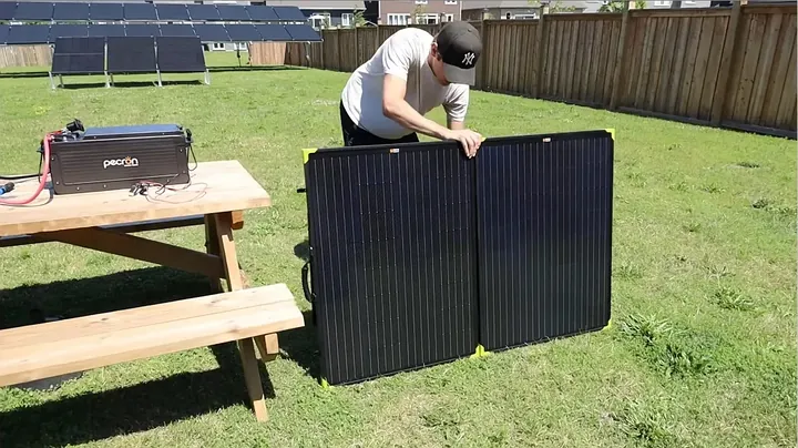 Mobile application displaying active solar input and discharge metrics