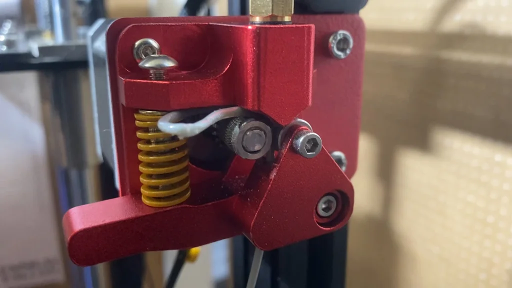 Metal 3D printer extruder mechanism