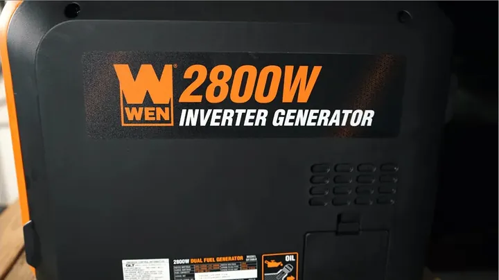 WEN DF280iX dual fuel inverter generator front panel and outlets