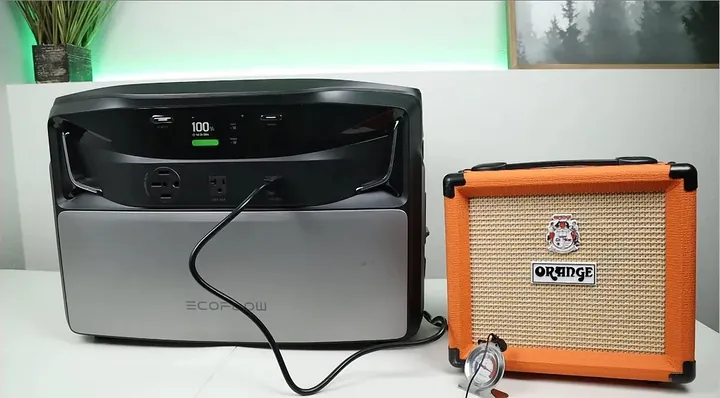 EcoFlow Titan 5000 Plus connected to a 10-circuit home transfer switch, powering various circuits.