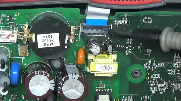 Disconnecting the ribbon cable from the main circuit board